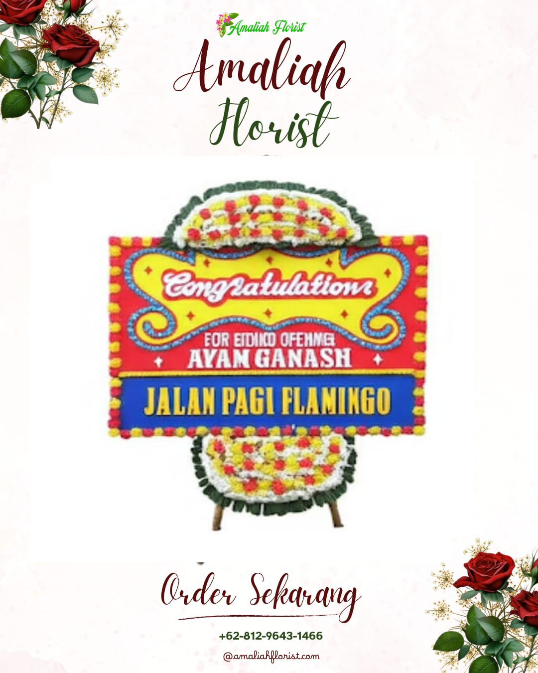 Sewa Papan Bunga Kertosono
